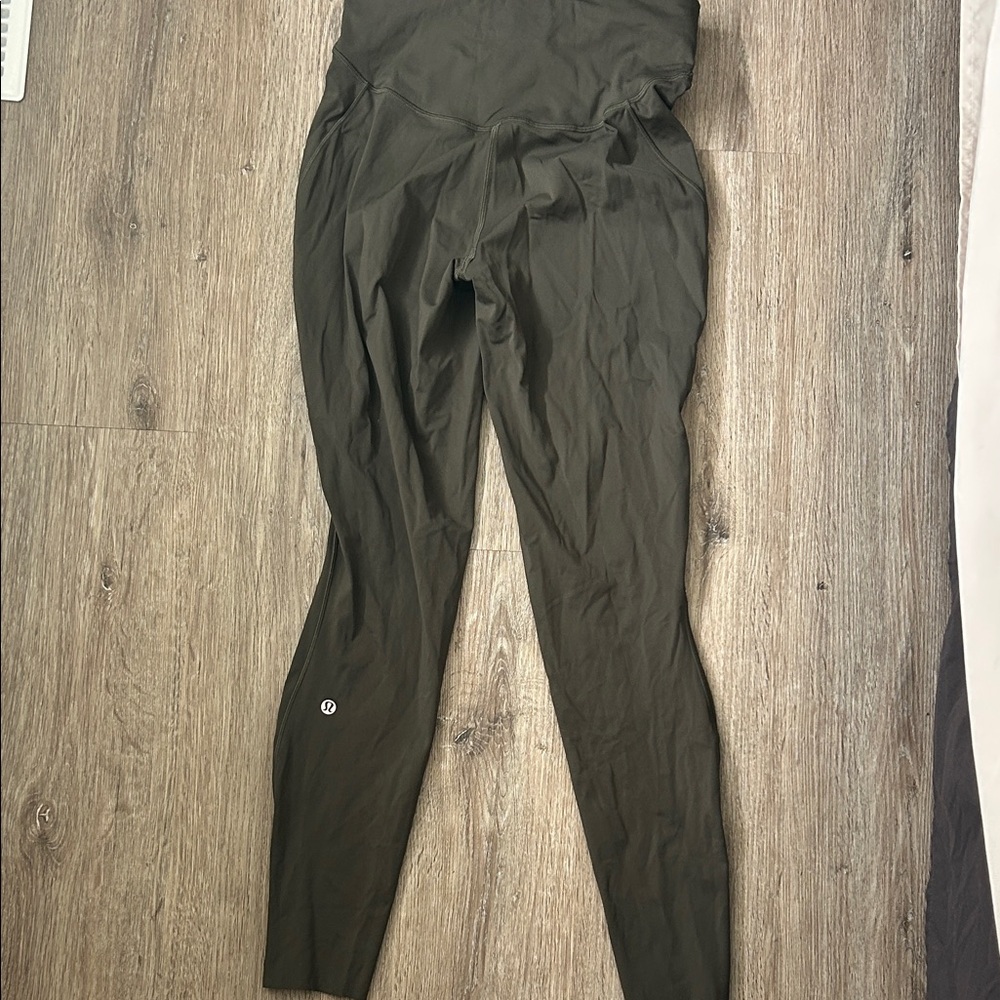 lululemon athletica High-Rise Leggings olive green.  Excellent condition